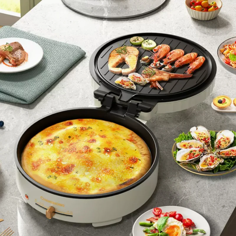 Electric pancake pan household double-sided heating pancake pan switch deepens and enlarges the fried pancakes electromechanical 5