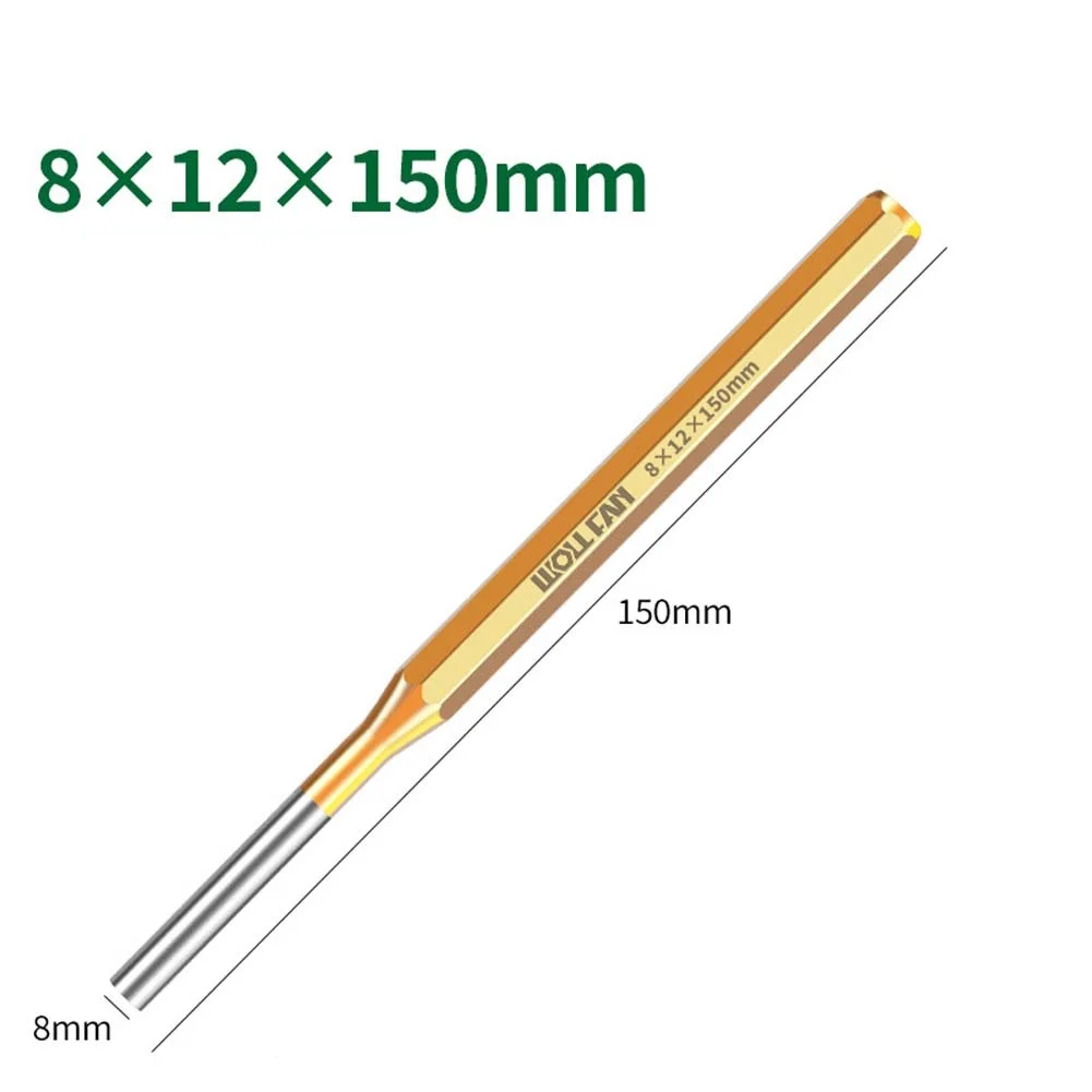 1/7 Stück 2-10mm Messing-Stanzrollenstiftentferner, Hochleistungs-Stemmeisen-Konusstempel für Maschinenwartung und industrielle Aufgaben – Detail 11