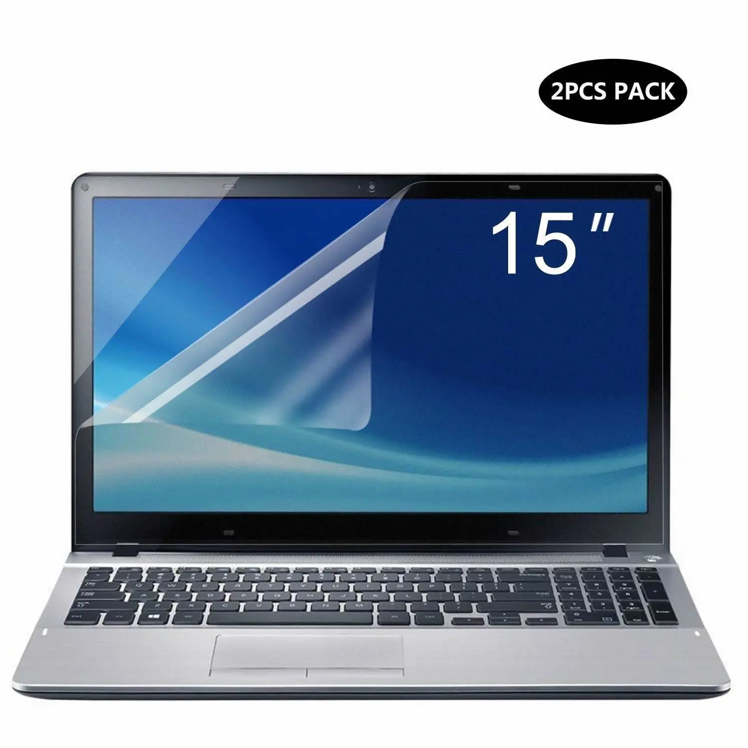 2X Cover Protettiva Per Schermo Ultra Trasparente/Antiriflesso/Anti Raggi Blu Per Pc Portatile Hp Omen Muslimah Series 15.6"