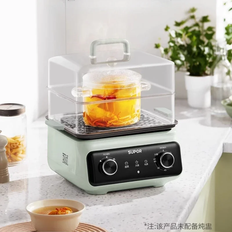 Supor electric steamer multi-functional household three-layer stainless steel steamer new model electric cooker 220V