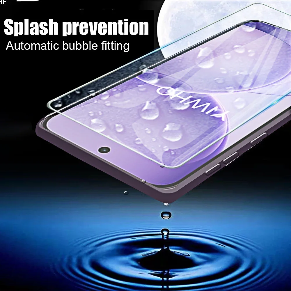 4-Pack HD Tempered Glass Screen Protectors with Protective Film Cover
