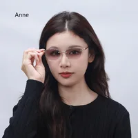 3D Floral Border Shade Reading Glasses New Framless Sunglasses Presbyopia Eyeglasses For Women New +1.0+1.5+2.0+2.5...+4.0 2