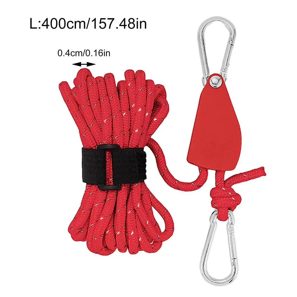 Camping Rope Cord Adjustable Waterproof Tent Reflective Cord With