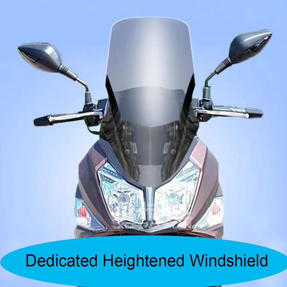 

New Motorcycle Fit Sym Jet 14 125 / 50 / 200 / 200i Dedicated Front Windshield Heighten Widened Wind Deflector For Sym Jet 14