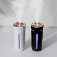 Humidificateur d'air de voiture sans fil, diffuseur Portable 300ML ou USB, brumisateur pour maison et chambre à coucher avec lumières colorées LED RGB 6