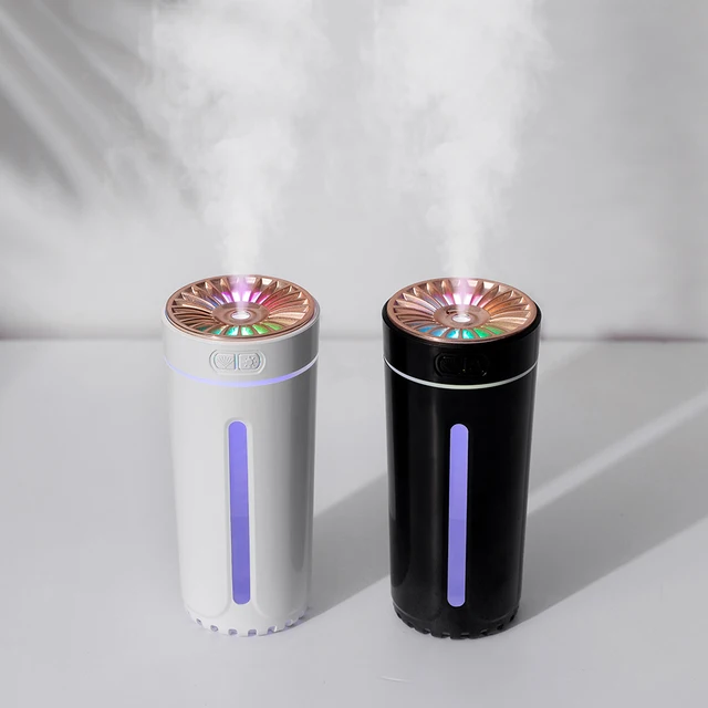 Wireless Car Air Humidifier Portable 300ML or USB Diffuser Mist Maker for Home Bedroom with RGB LED Colorful Lights 6