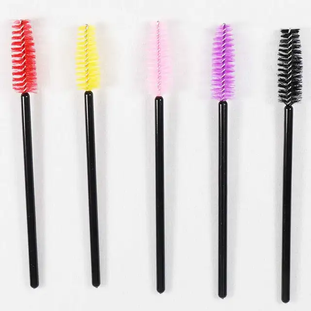 Brosse à cils jetable en cristal 5/50 pièces, Extension de cils, baguettes de Mascara, maquillage professionnel, outil de beauté