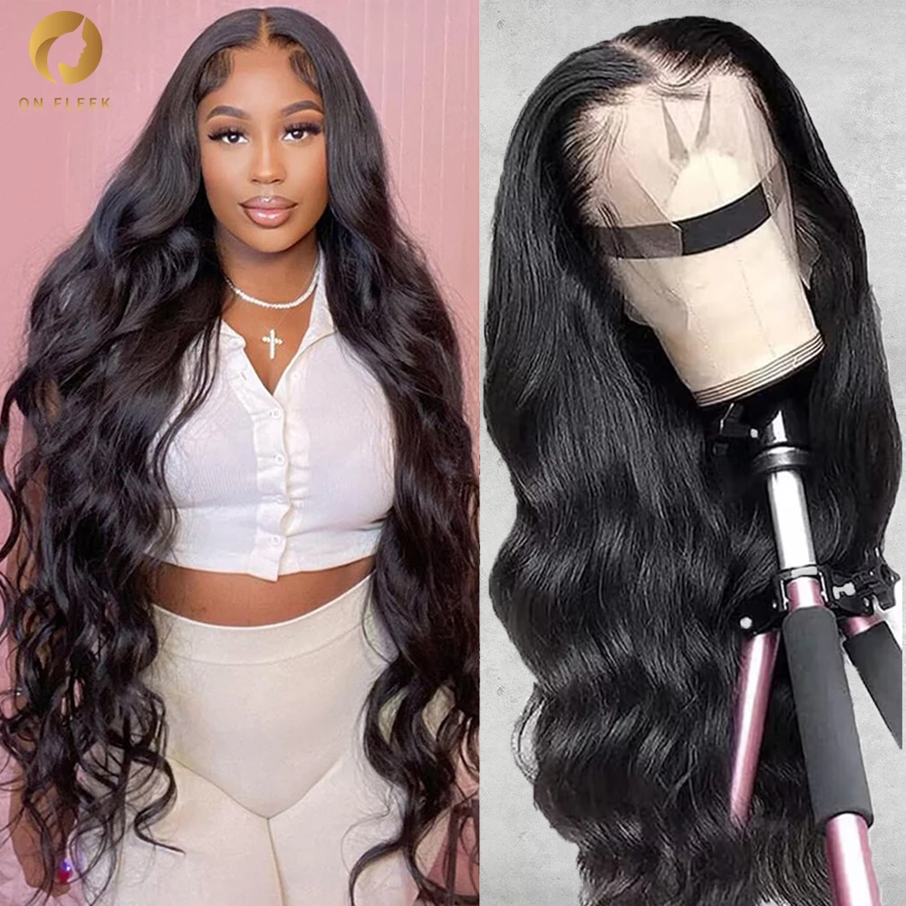

180 Density Hd Transparent 13x6 Body Wave Lace Front Human Hair Wigs For Women 13x4 Lace Frontal Wig Pre Plucked 5x5 Closure Wig