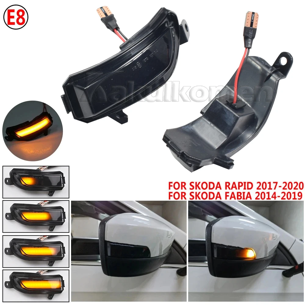 Skoda Fabia �� ���̵� �� �̷� ǥ�ñ� ���� ���� ���õ� LED ����Ʈ 2014 2015 2016 2017 2018 2019 Rapid 2017-2020