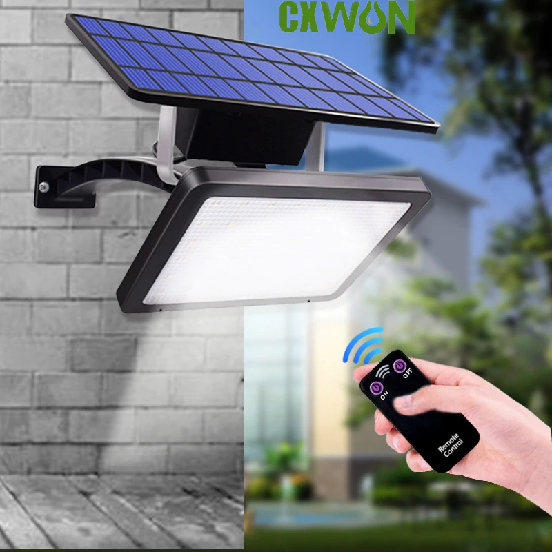 Outdoor Solar Lamp with Motion Detector Super Bright Lighting 48LED Solar Garden Light 5500mah Waterproof for Wall Lights