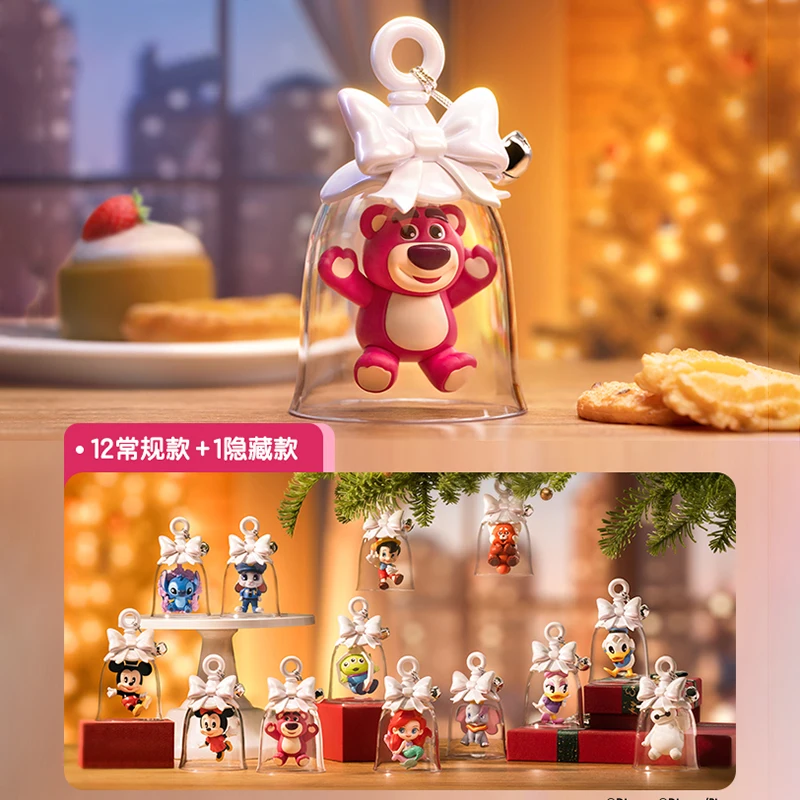 Disney 100 Anniversary Bell Series Surprise Toys Action Figures Cute Cartoon Collection Doll Decorazione Da Tavolo Blind Box Gifts