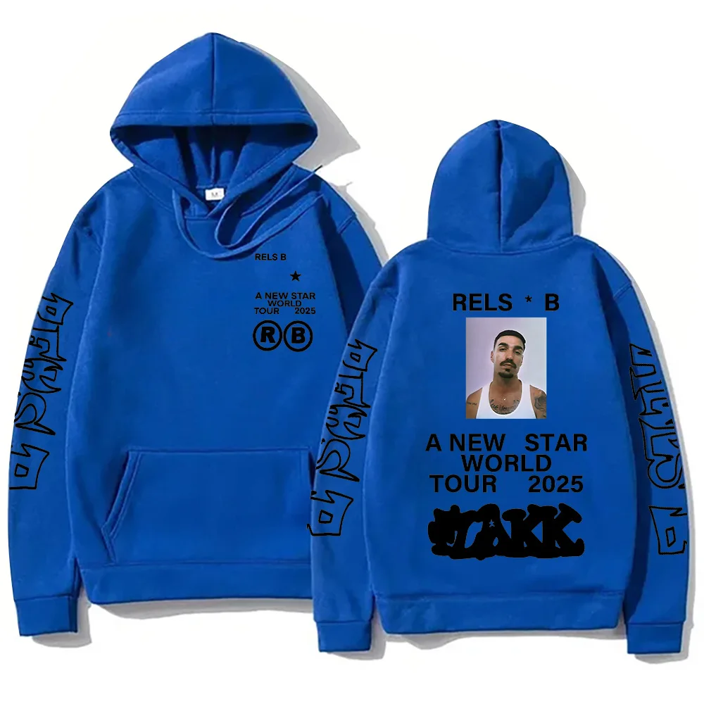 Rels B A New Starworld Tour 2025 Hoodies Funko Pop Men Women Sweatshirt New Trend Aesthetic Clothing Fall High Street Pullovers 4