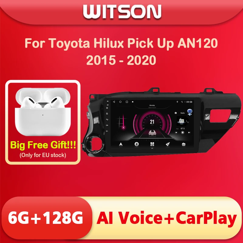 

WITSON 9 inch Android 11 AI VOICE 1 Din in Dash Car radio For FOR TOYOTA VIOS 2007-2013 Car auto stereo navigation GPS Player