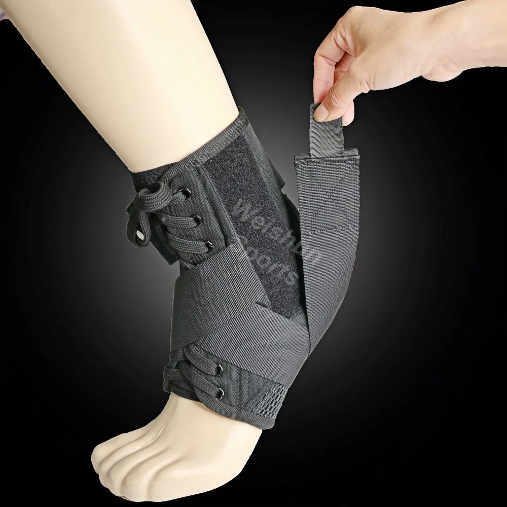Lace Up Ankle Brace Ankle Support Stabilizer Foot Wrap Sprained Tendonitis Sports Injury Recovery Unisex ankle support ankle straps fitness ankle straps ankle support brace