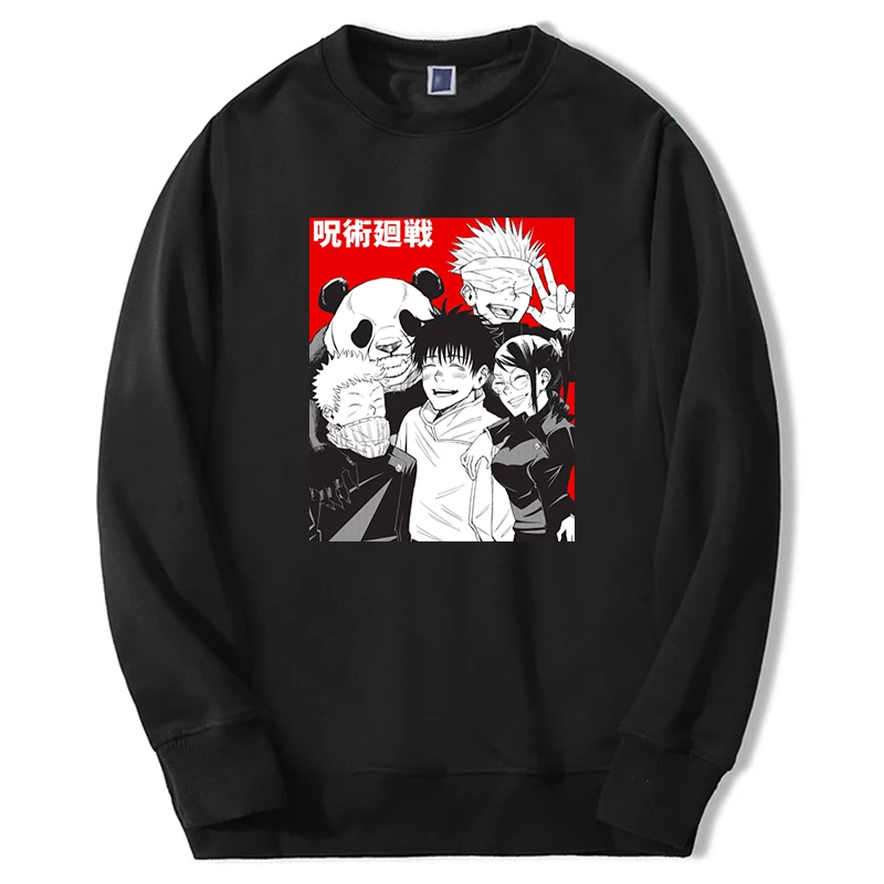 

Jujutsu Kaisen Japan Hot Anime Sweatshirts Men Women Gojo Satoru Manga Graphic Hoodie Crewneck Long Sleeve New Sudaderas Hoody