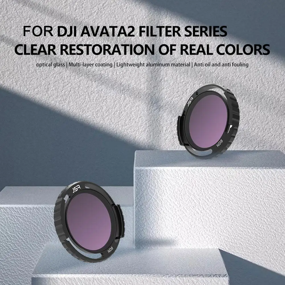 

Camera Lens Filter for dji Avata 2 UV ND4 ND8 ND16 ND32 CPL ND/PL Filters Kit for dji Avata 2 Drone Accessories K9J2