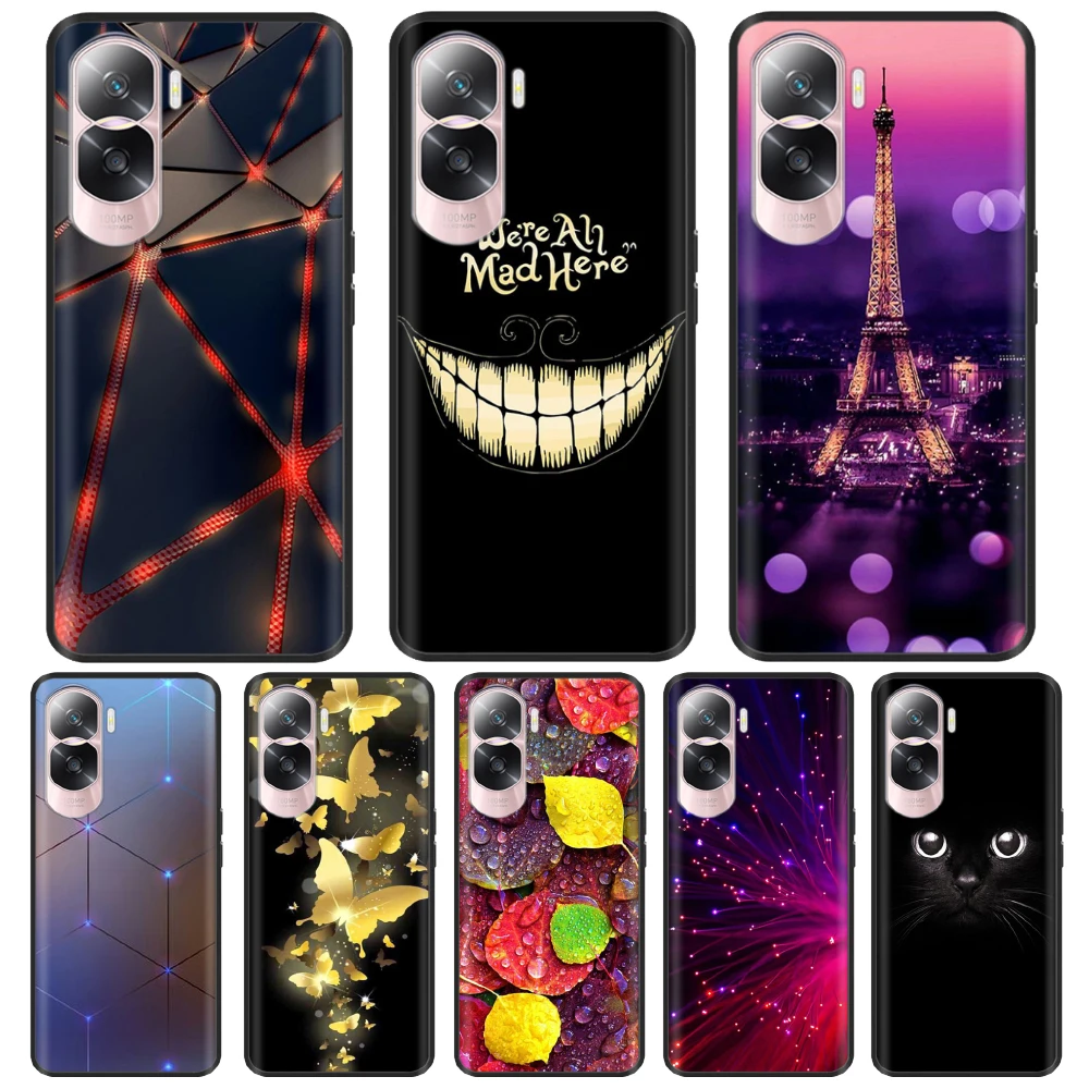 For Honor 90 Pro Case Soft Silicone TPU Cover For Honor 90 Clear Painted  Fundas For Huawei Honor90 Lite 90Pro Bumper Coque Shell - AliExpress