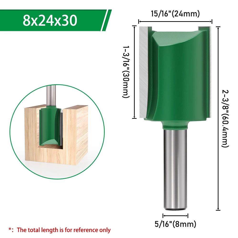 LAVIE 1pc 8mm Schaft Router Bit Gerade Bit Fräser Für Holz Holz Werkzeug C08002 – Detail 11