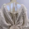 Don&Judy Bohemian Maternity Wedding Dresses Elegant Ruffles Pleated Chiffon Beach Party Bride Long Gown Rustic Vestidos De Novia 6