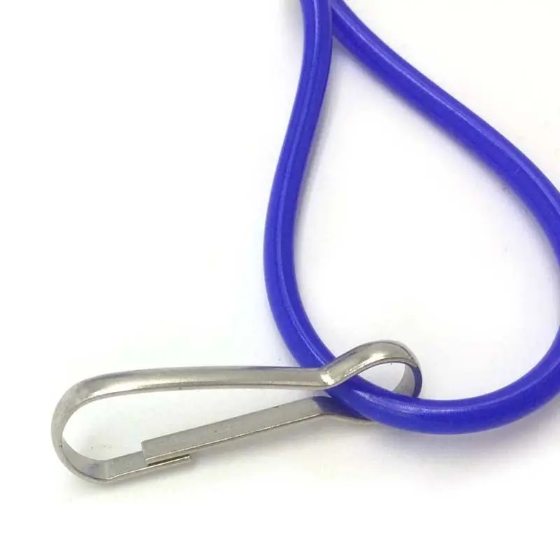 2PCS Jet Ski Safety Lanyard Tether Cord Boat Outboard Engine Safety Tether Blue Emergency Flameout Switch Drawstring motorboat engine stop lanyard