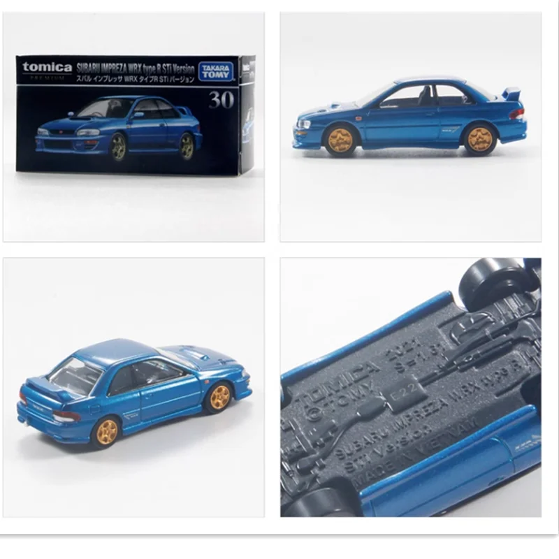Takara Tomy Tomica Premium Mini Metal Diecast Vehicles Model Toy Cars TP30 SUBARU IMPREZA WRX type R sti Version 270751 3