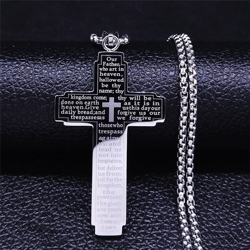 Stainless Steel Cross Necklace 4