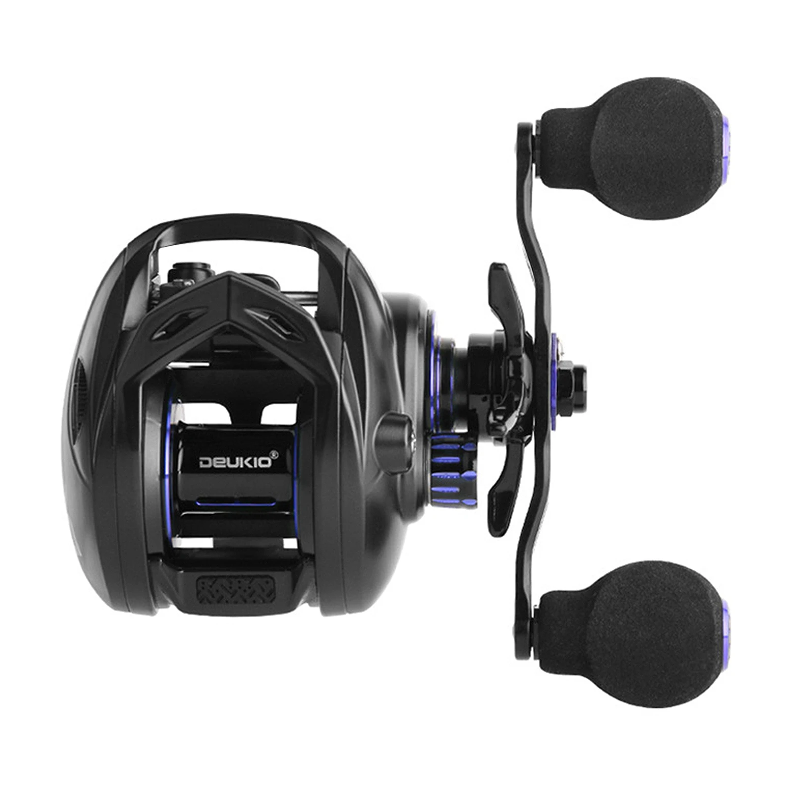 

Carbon Fiber Baitcasting Reel 5+1BB Baitcaster Reel Fishing Reel High Speed 6.3: 1 Gear Ratio Magnetic Brake System for Fishing