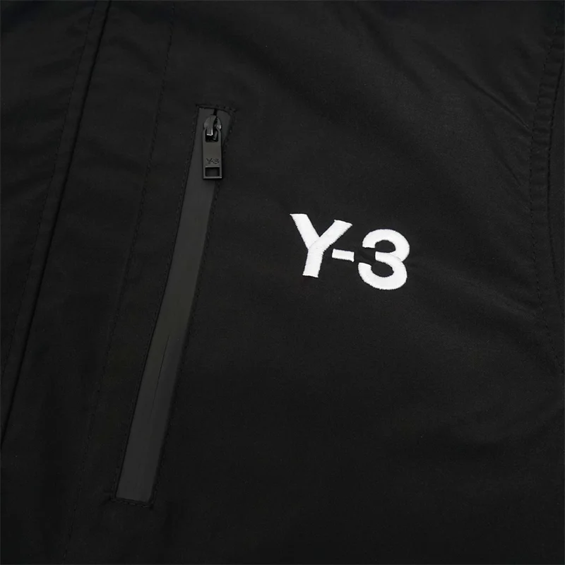 Y-3 Y3 Yohji Yamamoto Spring And Autumn Hooded Jacket Printing Embroidery Drawstring Men's Pullover Jacket Coat
