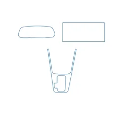 Skoda Octavia Dashboard GPS Console Anti - Scratch Protection Film (Left Hand Drive)