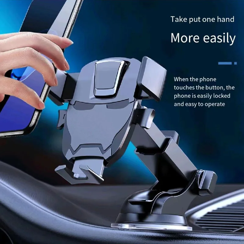 

Sucker Car Phone Holder Mobile Phone Holder Stand in Car No Magnetic GPS Mount Support For iPhone 12 11 Pro Xiaomi HUAWEI