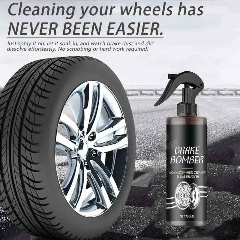 

Non-Acid Wheel Cleaner Bug Remover Wheel Cleaner Car Wheel Hub Yellow Cleaning Stains Repair Wheel Rust Remover Polishing Agent