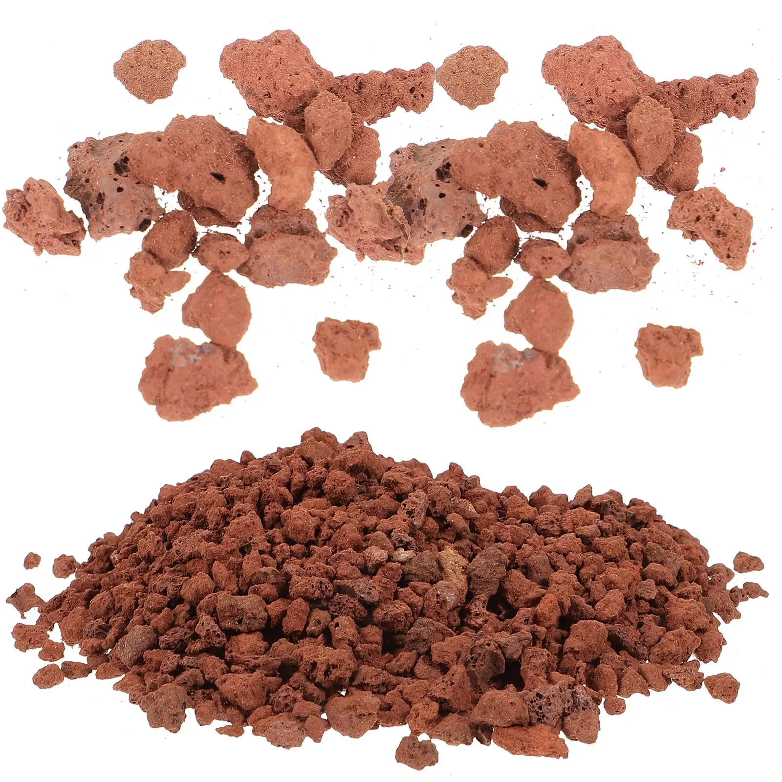 5 Bags Landscaping Volcanic Rock Dirt for Plants Indoor Fish Tank Supplies Flower Pot Stone Decorative Natural Potted Craft