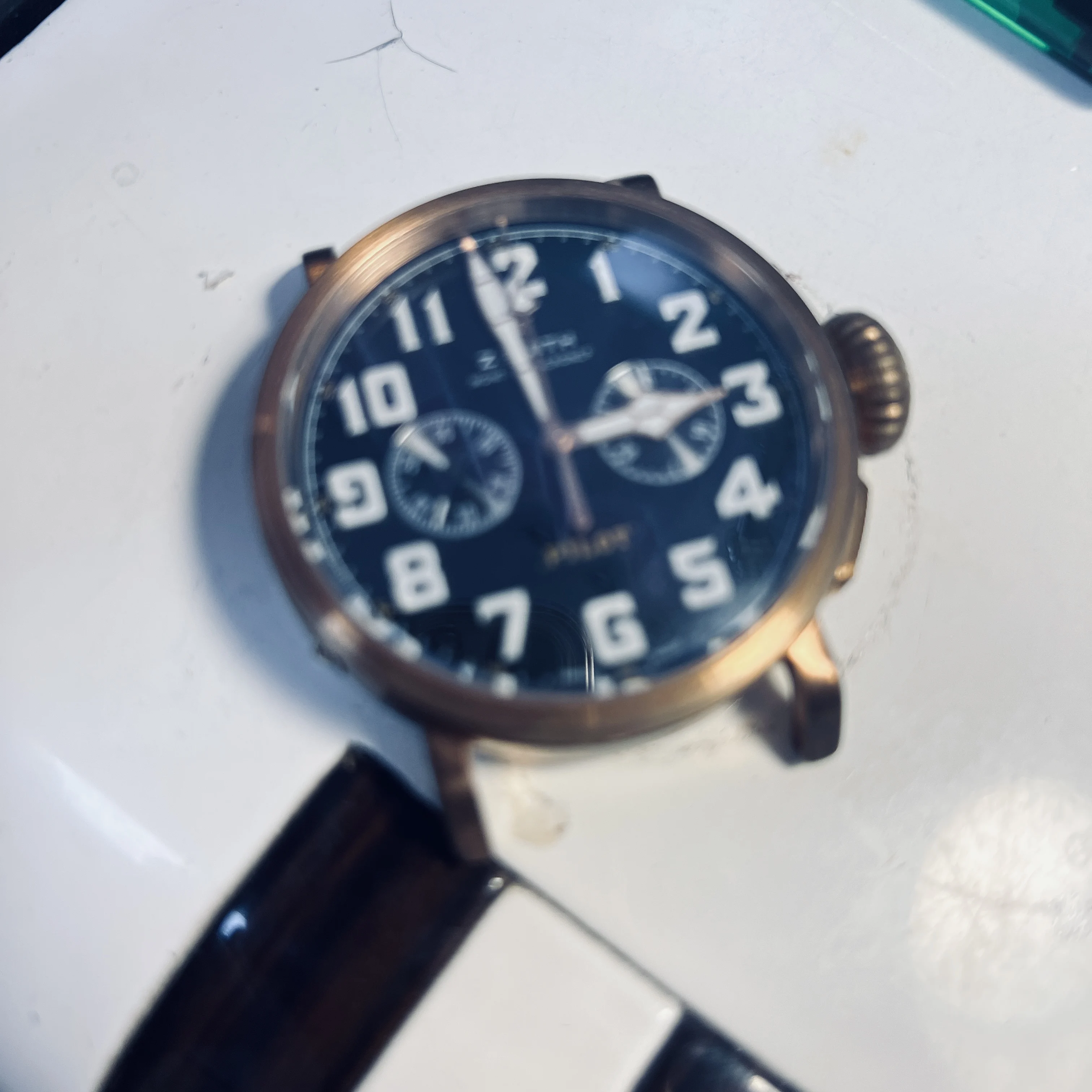 

Bronze chronograph Big fly
