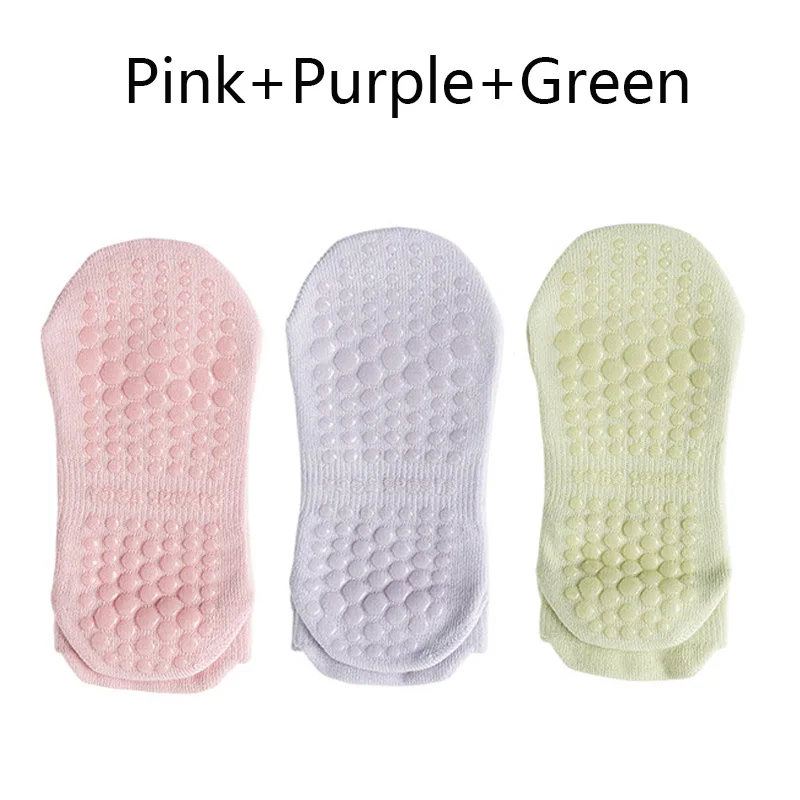 3 أزواج اليوغا الجوارب للنساء تنفس شبكة الجوارب عد...