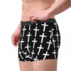 Catholic Jesus Cross Boxer Shorts For Men 3D Printed Male Christian Religious Underwear Panties Briefs Breathbale Underpants 3