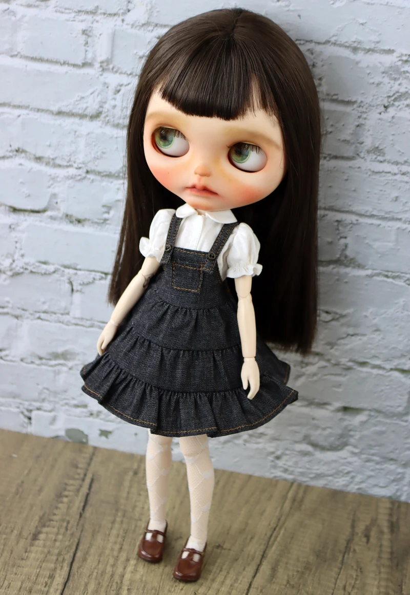 Blythe Doll Clothes Trench Coat For Blyth Azone Shoes OB23 OB24 Dolls Windbreaker
