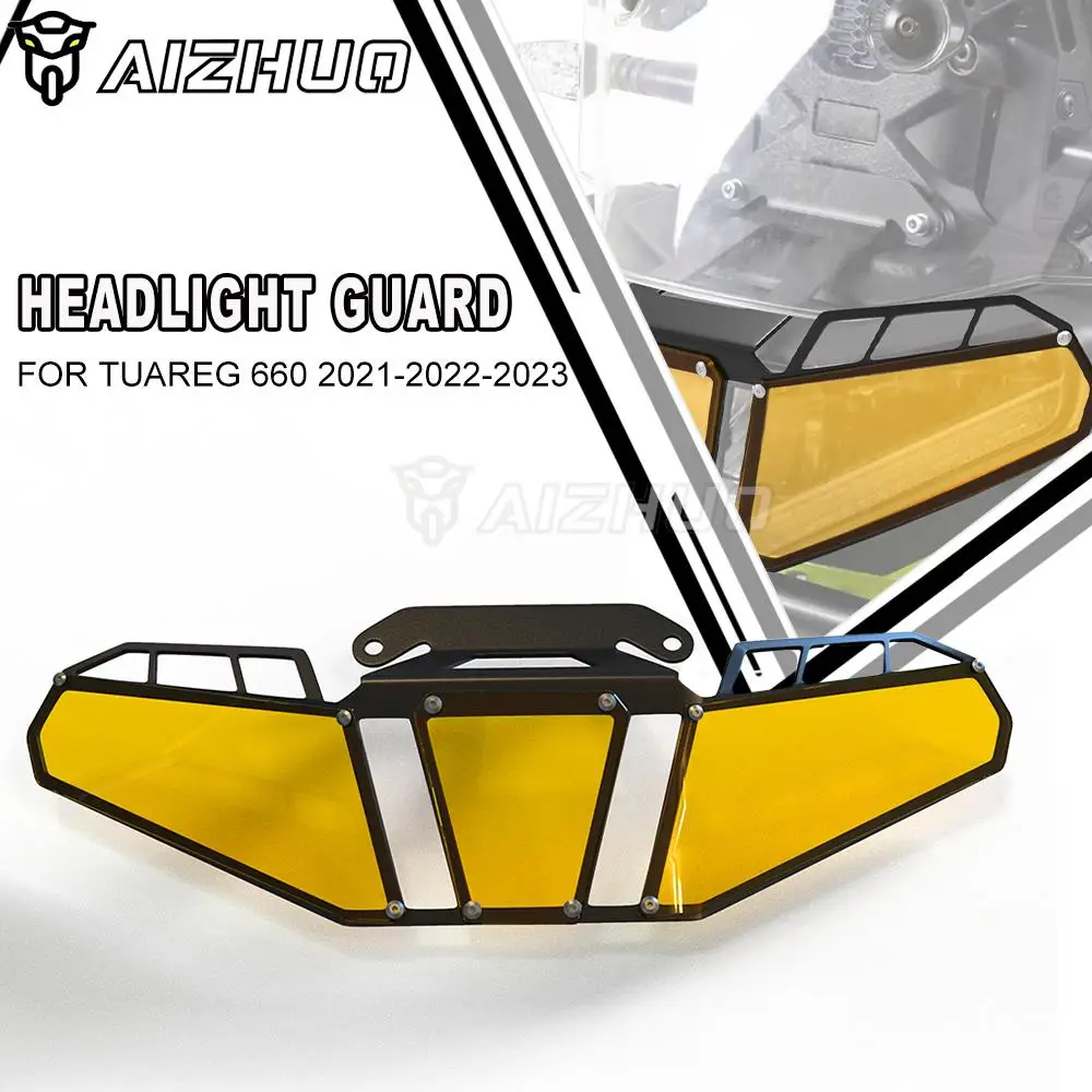 

For Aprilia Tuareg 660 2021 2022 2023 Motorcycle Headlight Grille Guard Protector Cover Head Light Protection Grill Tuareg660