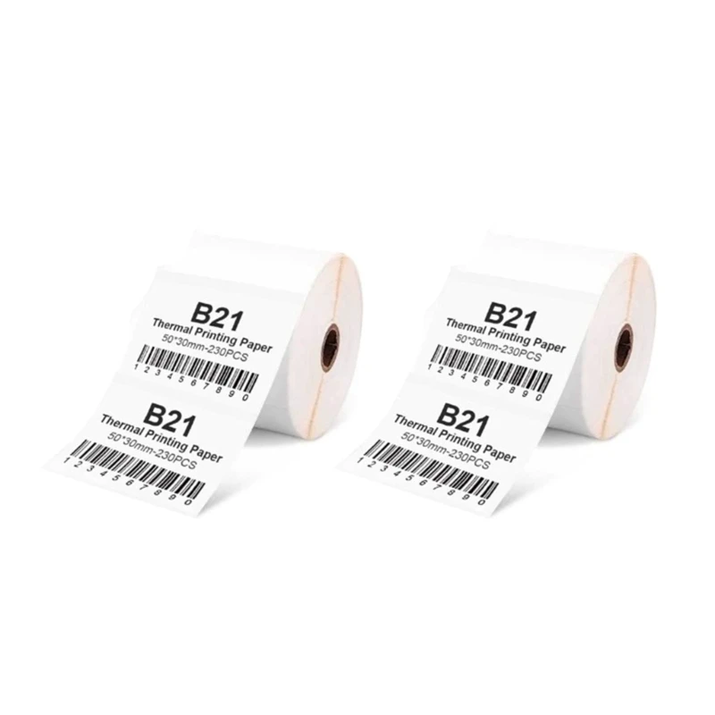 

50X30MM Price Tag for B21 Thermal Printer Strong Stickiness Cash Register Paper