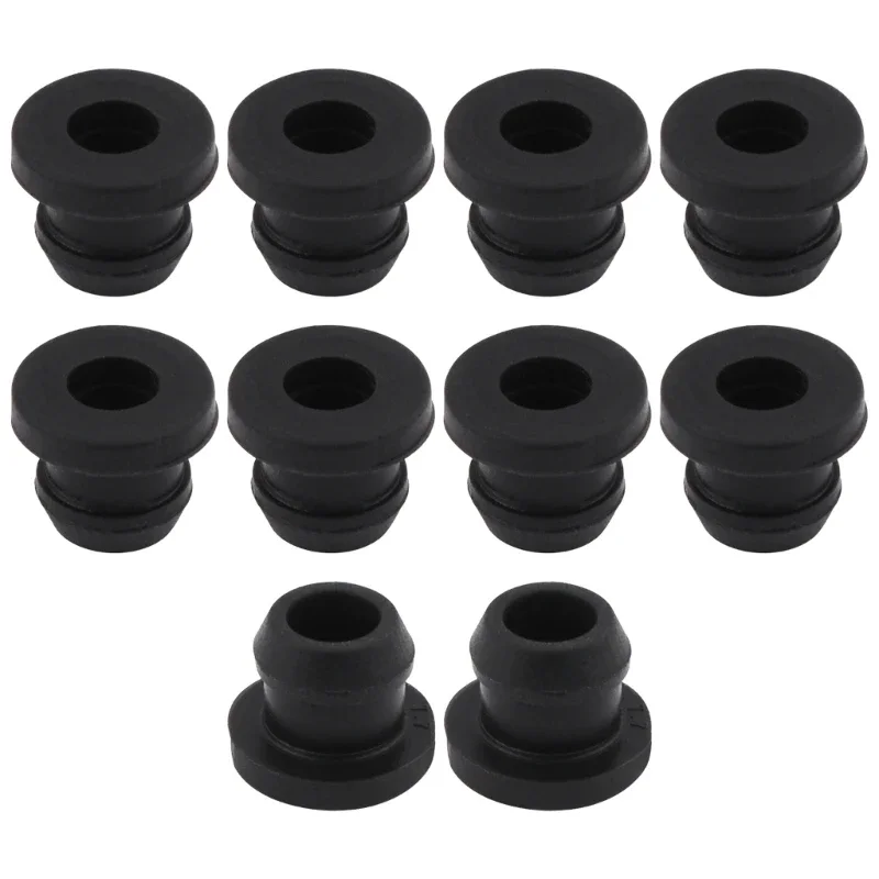 10Pcs Scratchproof Grates Grommet rv stove grommet Stove Grommets Stove Parts Heat Resistant Grate Pad Accessories Black