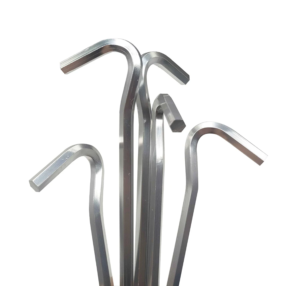 Tent Pegs Camping Tent Accessories Desert&Fox Tent Peg 6xTent Ground Nails 18cm Aluminum Alloy
