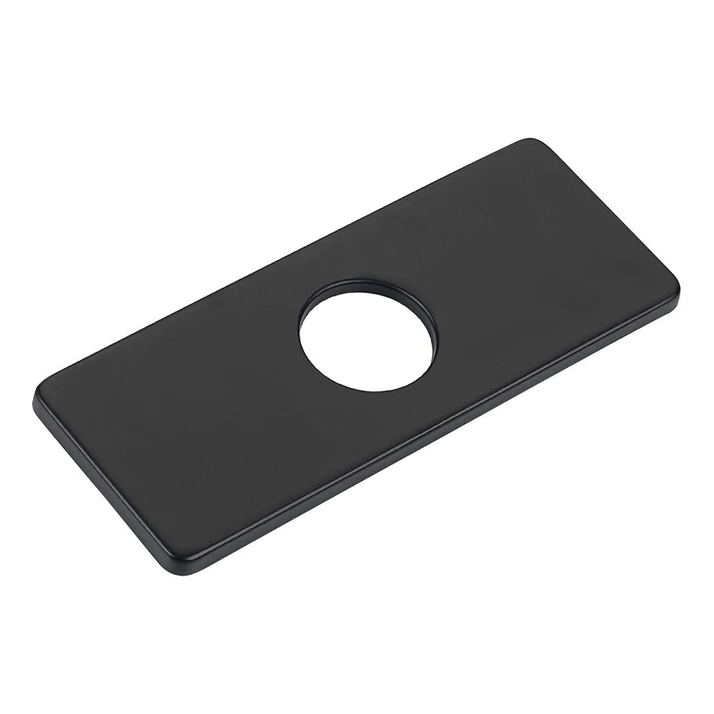 1pcs Faucet Plate Hole Tap Cover Deck Plate 304 Stainless Steel Bathroom Kitchen Sink Accessories For Most Single Hole Faucet