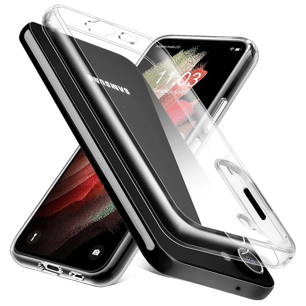 Ultra Thin Clear Silicone Phone Case For Samsung Galaxy S23 Plus_voghion.com