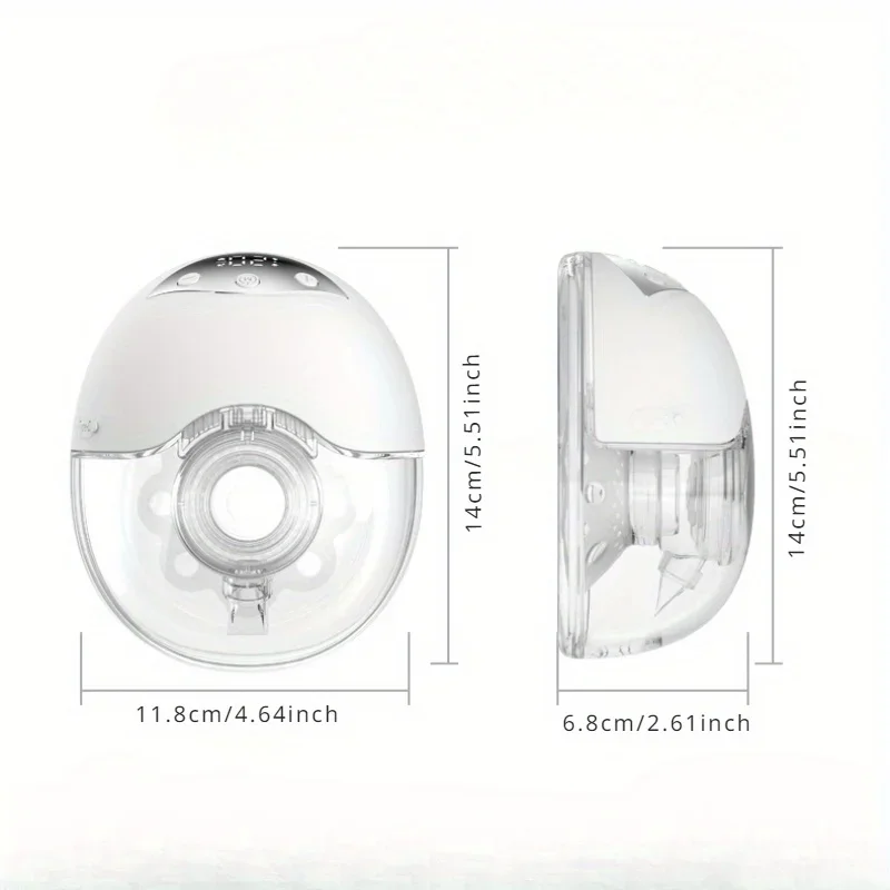 Wearable Electric Fully Automatic Hands-free Large Suction Double-sided Breast Massage Breast Pump Portable Pump
