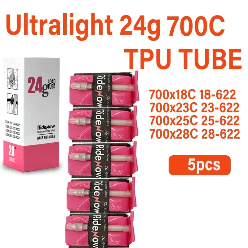 Ultralight TPU Inner Tube for Road and Gravel Bikes with French Valve