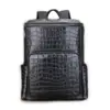2024 New Fashion Men Backpacks Alligator Male Korean Student Backpack Large Boy Business Casual Laptop School Computer Bags 1