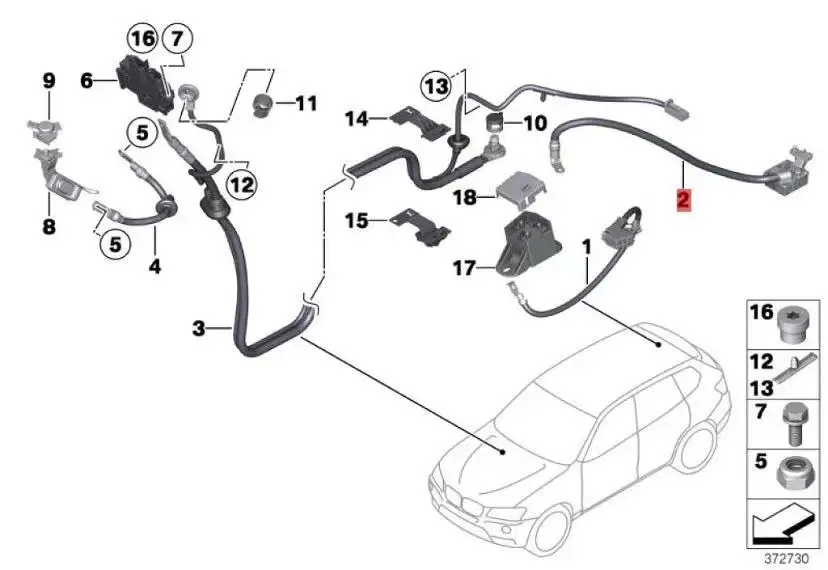 BMW X3 X4 F25 F26 OEM 61129321005  ο ǰ Ƽ ͸  ̺ī ׼