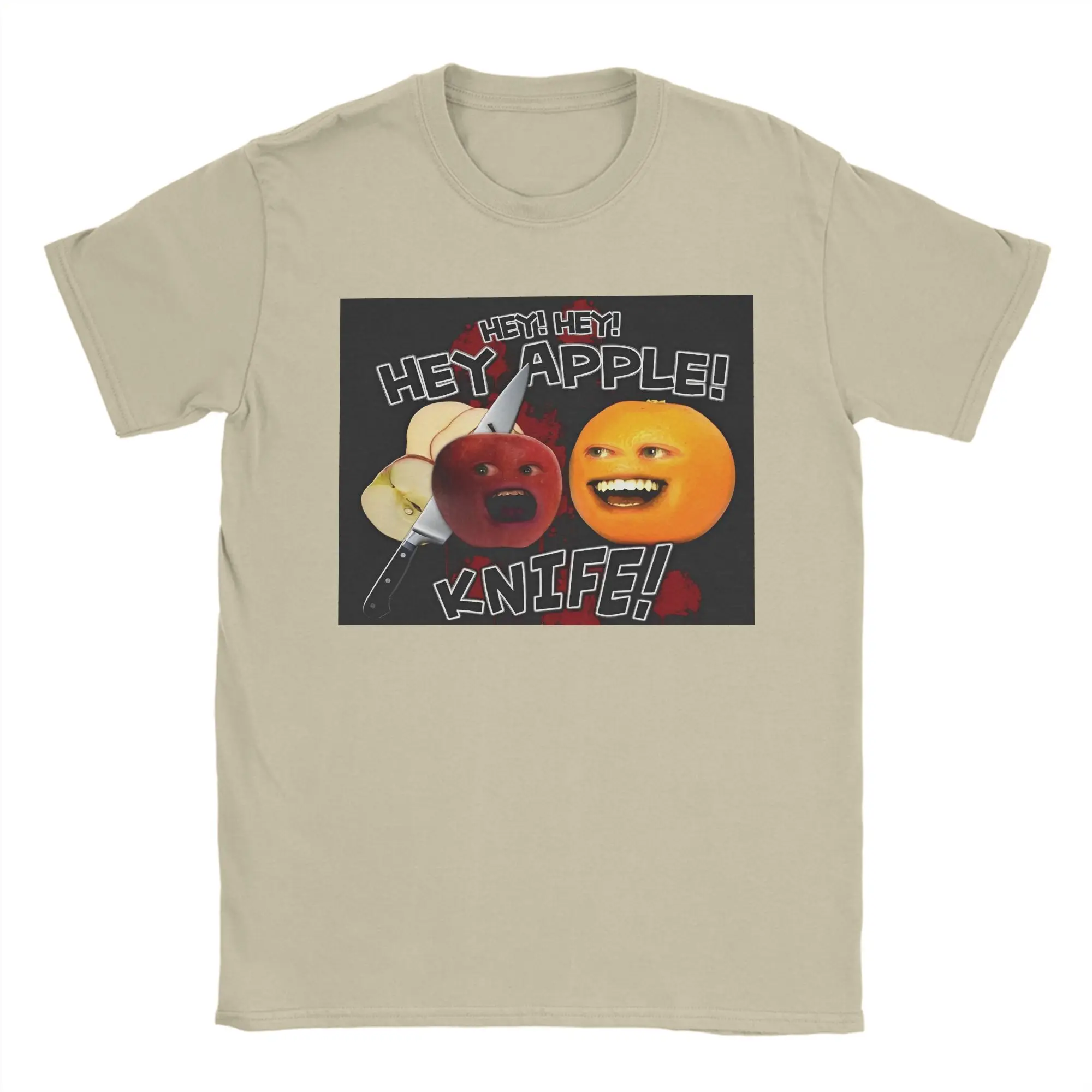Funny Annoying Orange Graphic Pure Cotton Men's Casual Street Style T-Shirt