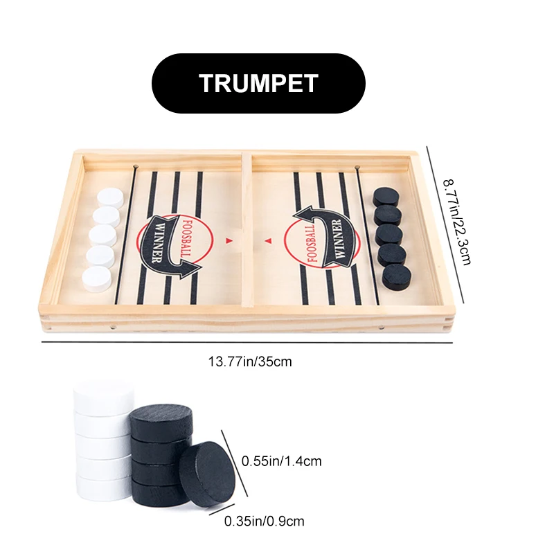 Wooden Billiard Board Game Foosball Winner Games Table Hockey Game Catapult Chess Parent-child Interactive Fun Competitive Toy