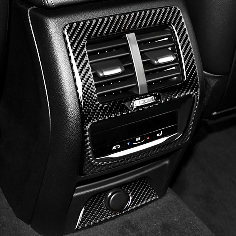 

Car Rear Air Conditioning Vent Decor Cover Trim Sticker for BMW G01 G02 G08 2018-2021 X3 X4 Series Accessories