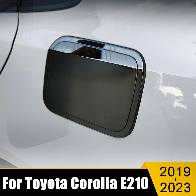 

Stainless Steel Exterior Car Oil Fuel Tank Cover Trim Sticker Case For Toyota Corolla E210 2019 2020 2021 2022 2023 Accessories